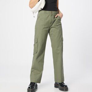 Abercrombie Fitch Olive Green Cargo Pants Size 2 NEW Straight Leg